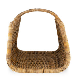 Nkuku Sadra Rattan Log Basket Natural